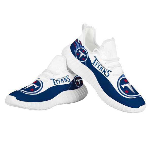 Women's Tennessee Titans Mesh Knit Sneakers/Shoes 001 Women's Tennessee Titans Mesh Knit Sneakers/Shoes 001